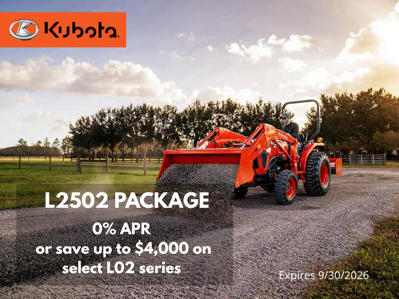 New Kubota L2502DT Package